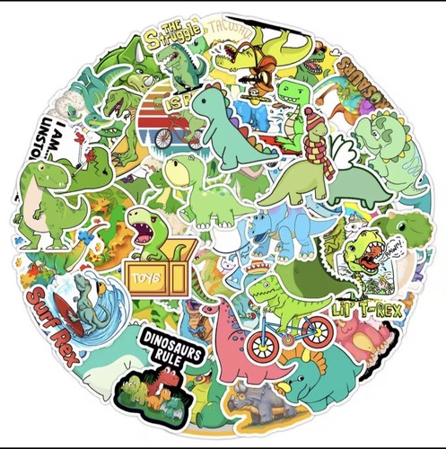 50x süße dino - süße, sticker