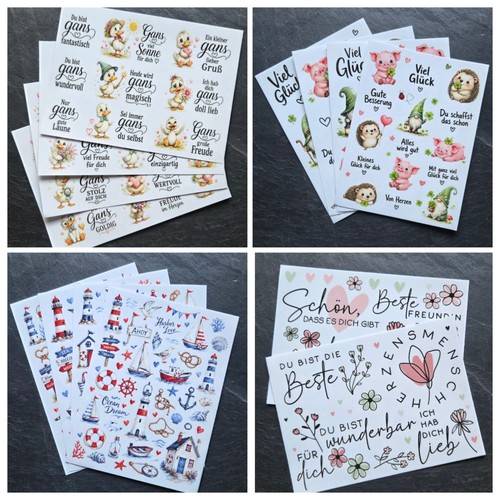 Rub sticker ons - on,
