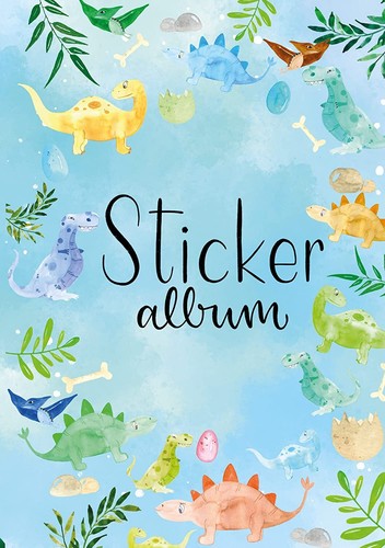 Sticker album dino - album,