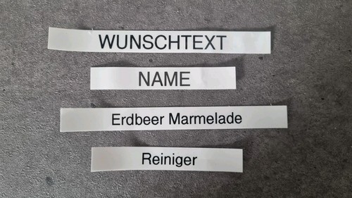 Etiketten wunsch text namen - text,