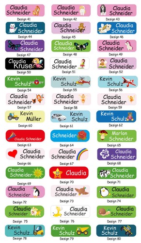 Namensaufkleber aufkleber - namensaufkleber,