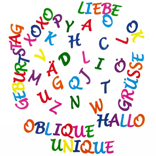 Abc alphabet sticker - alphabet,
