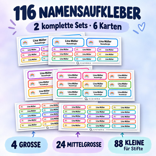 116 namensaufkleber für - 116,