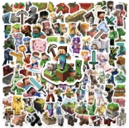 100x minecraft sticker set - 100x,