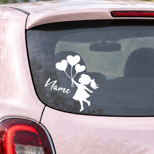 Auto aufkleber kind mit - auto,