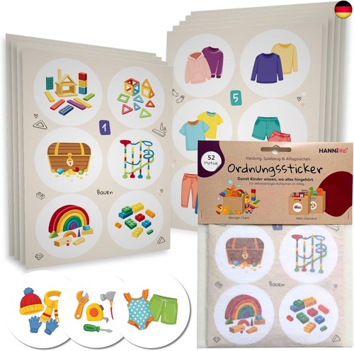 Ordnungssticker für kinder - ordnungssticker,