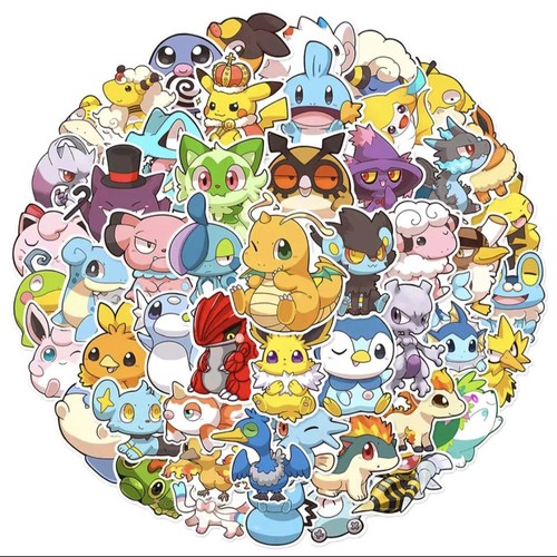Pokémon sticker set - 50,