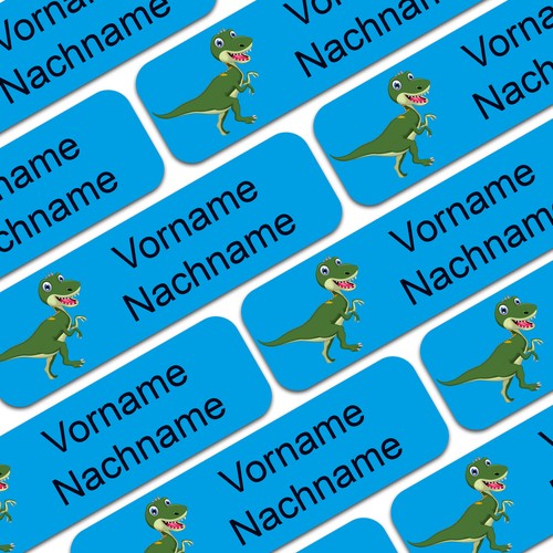 80x namensaufkleber mit - 80x,