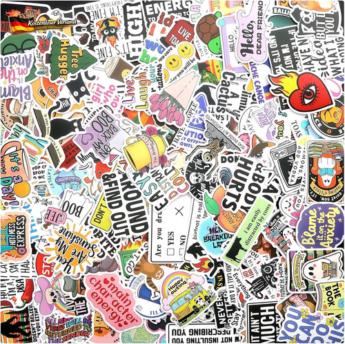 Lustige sticker set für - set,