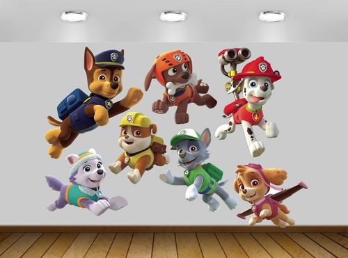 Paw patrol wandsticker - paw,