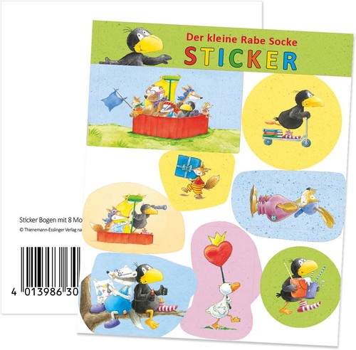 Sticker rabe socke - sticker,
