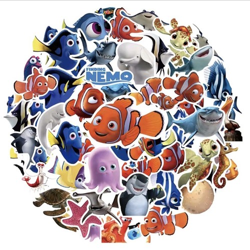 50x findet nemo sticker set - findet,