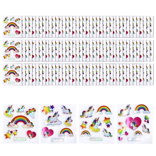 100x einhorn glitzer - 100x, sticker