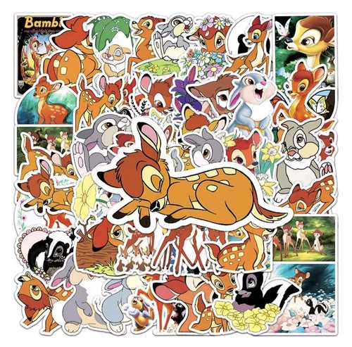 50x bambi sticker set hirsch - bambi,