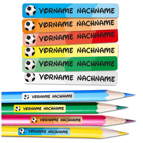 60x namensaufkleber wunschname - 60x,